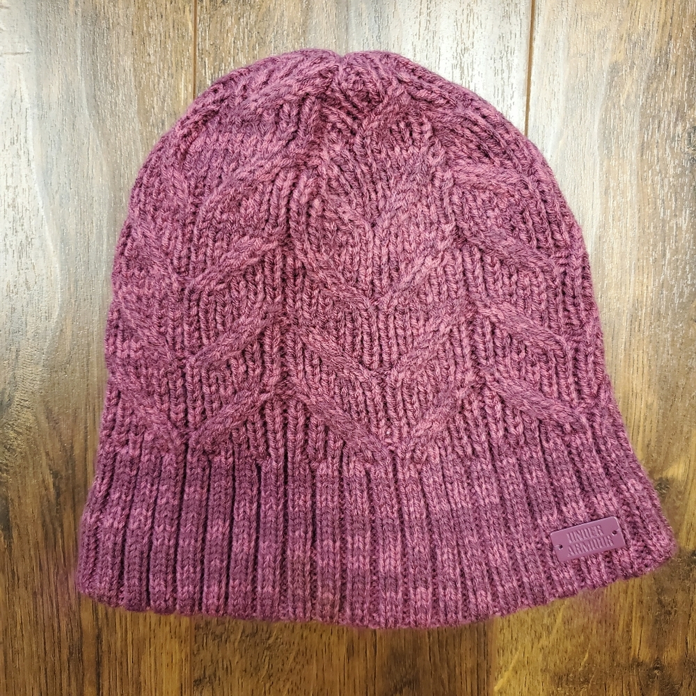*NEW* Under Armour, OS | Women's Pink Knit Beanie